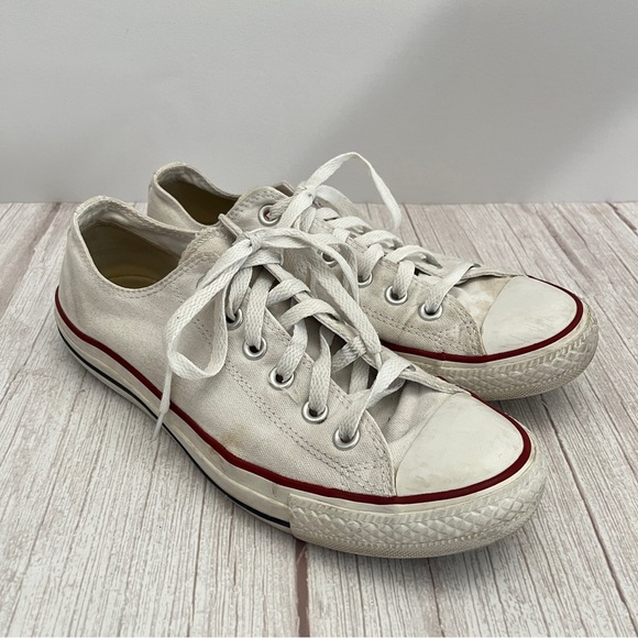 Converse Chuck Taylor All Star Low Top Shoes White Men Size 6.5 / Women's 8.5 - Picture 1 of 11